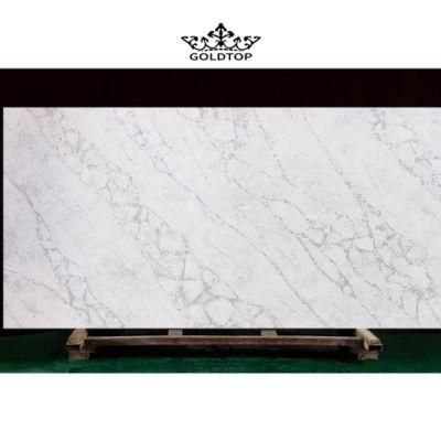 Artificial Stone Polished Factory Price Concrete Series Stone Slab Quartz for Countertop/Vanity/Wall Tiles/Cabinet/Floor