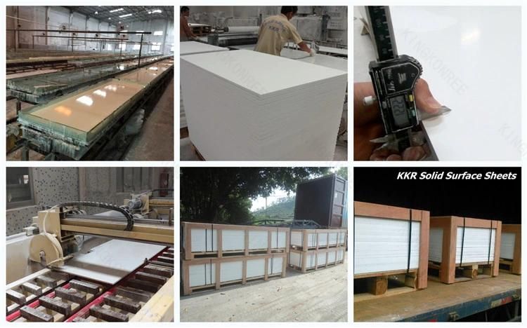 Building Material Shower Panel Stone White Countertop/Bathroom Vanity Top Acrylic Solid Surface
