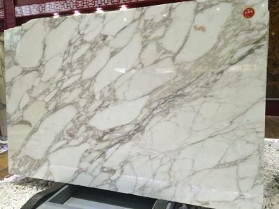 Polished Statuario White Marble Slabs
