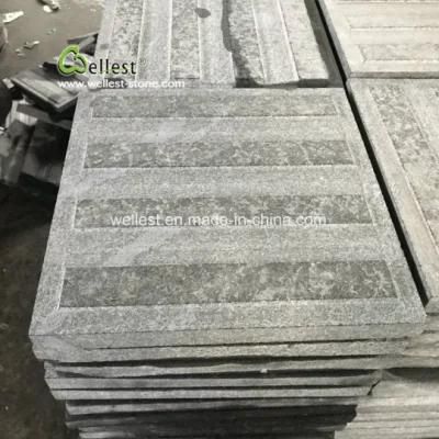 G684 Side Walk Black Basalt Tactile Paving Tile, Blind Paving Tile, Blind Paving Stone