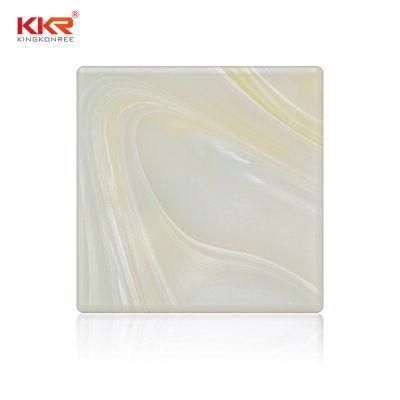 Interior Wall Faux Alabaster Translucent Acrylic Resin Stone Panel (SS2001152)