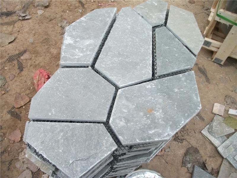 Yellow Slate Customized Slate Tiles with Mesh for Paving Wall Tile Veneer Wall Cladding Slate Tiles Building Material Decoration Exterior Wall Floor Tiles