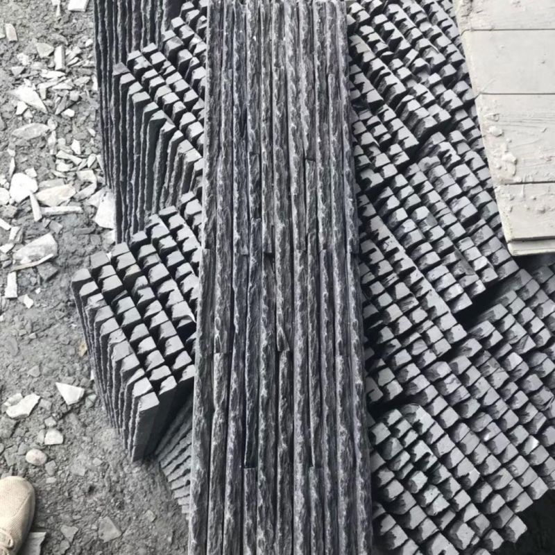 Naturel Dark Slate Stone Waterfall Panel Tiles for Decorative The Fountain Wall