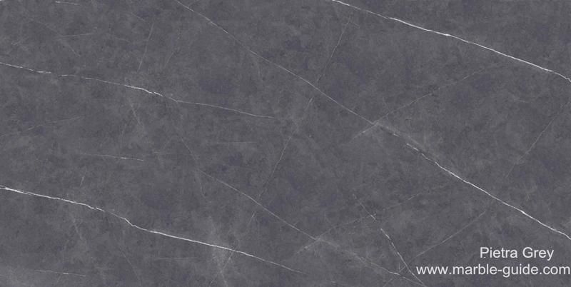 Artificial Stone Pietra Grey Marble Effect Sintered Stone for Kitchen/Bathroom/Vanity/Countertops