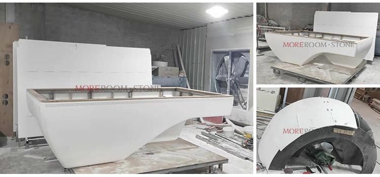 Office Desk Reception Desk Commercial Acrylic Resin Sheets