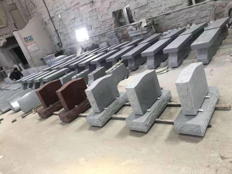 Cheap G602 G603 G664 Granite Tombstone Monument Slabs Cladding Paving Stones