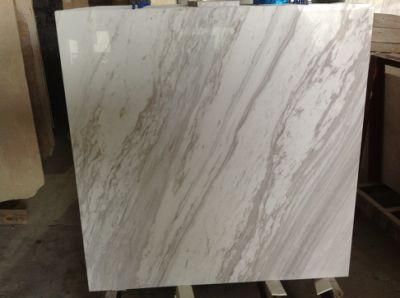 Popular Natural White Marble/Volakas White Slab and Tile for Hotel Wall Floor Decorate