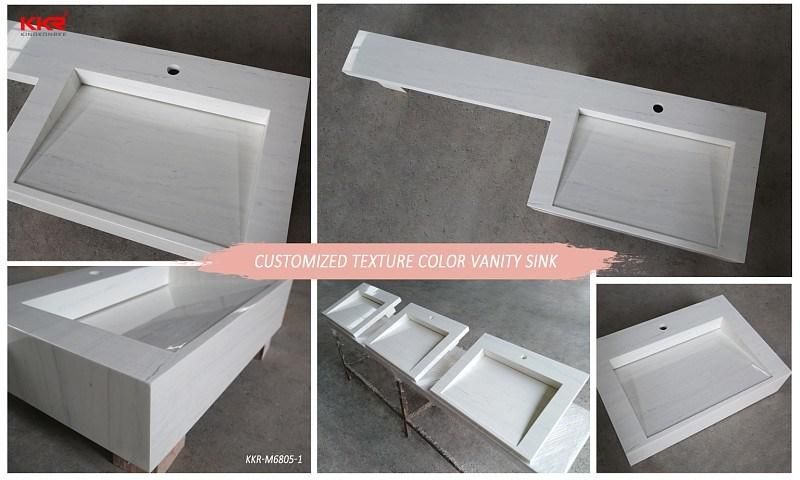 Luxury Modern Bathroom Vanity Top Home Integrate with Sink Vanity Tops