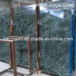 China Fusion Marble Cloud Silk Green Marble Slabs