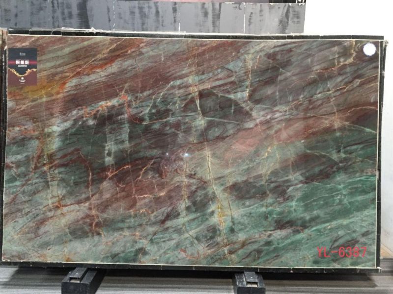 Royal Green Marble Slabs for Interior Flooring Wall Decoration
