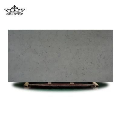 3200*1600mm White Engineered Countertop Calacatta Artificial Quartz Stone Slabs for Kitchen