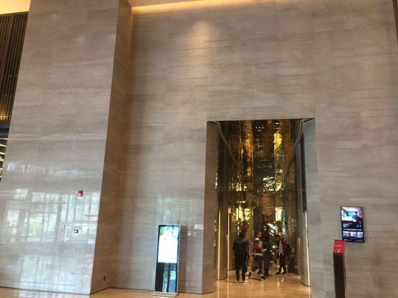 Modica Grey Marble Slabs Interior Villa