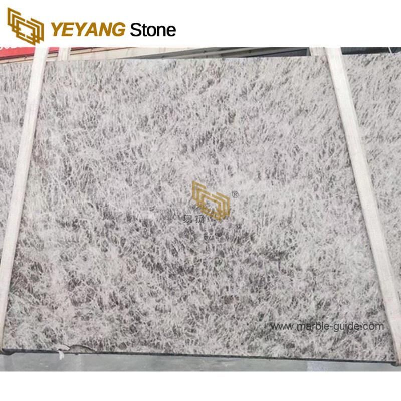 Grey Natural Marble Slabs for Wall/Flooring/Backsplash/Kitchen/Bathroom/Countertop/Vanity Top