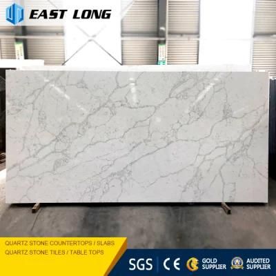 Polished Quartz Stone Slabs for Countertops/Engineered Stone/Vanitytops/Hotel Design