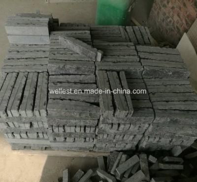 Black Limestone Floor Tile, Floor Pavers, with Tumble Edge, Limestone Paver