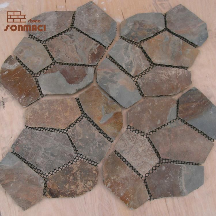 Decorative Natural Stone Slate Flagstone Floor Tiles