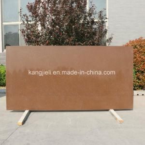 Crystal Brown Color 2cm 3cm Recomposed Quartz Slab for Decoration