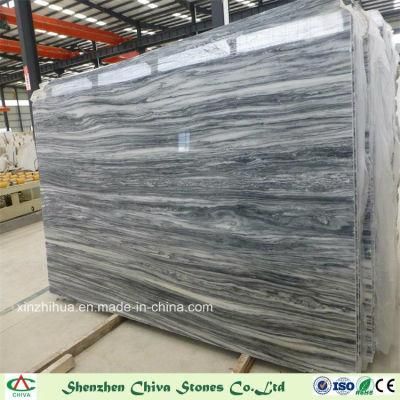 Black Mountain White Marble Slabs for Tiles/Countertop/Vanity Top/Wall Tiles
