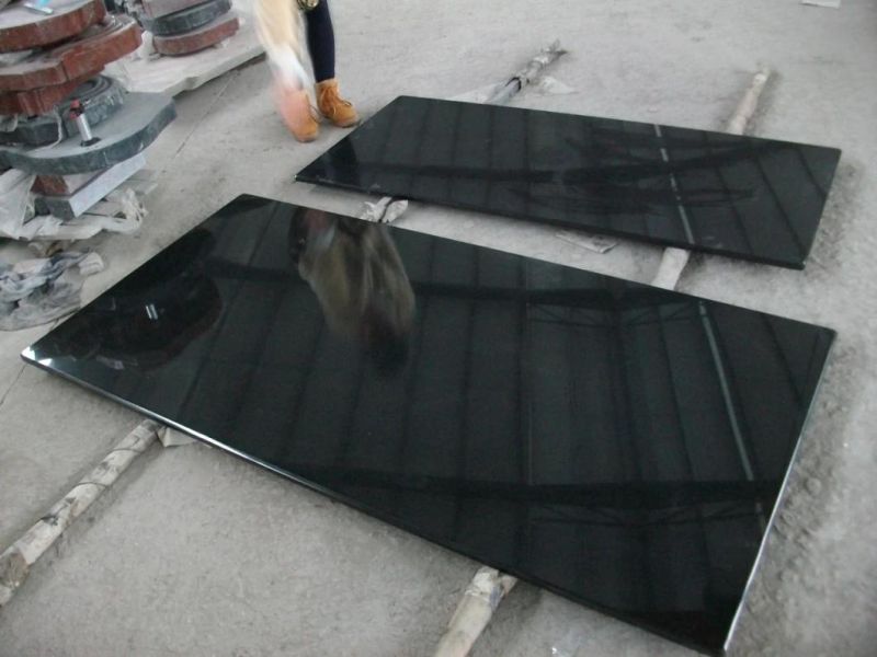 China Black Granite for Countertops/Ktichentops Tombstones/Paving Stones