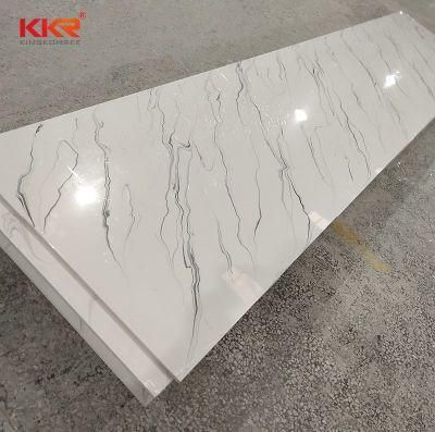 Kitchen Countertops Marble Look Stone Modified Acrylic Solid Surface Sheet