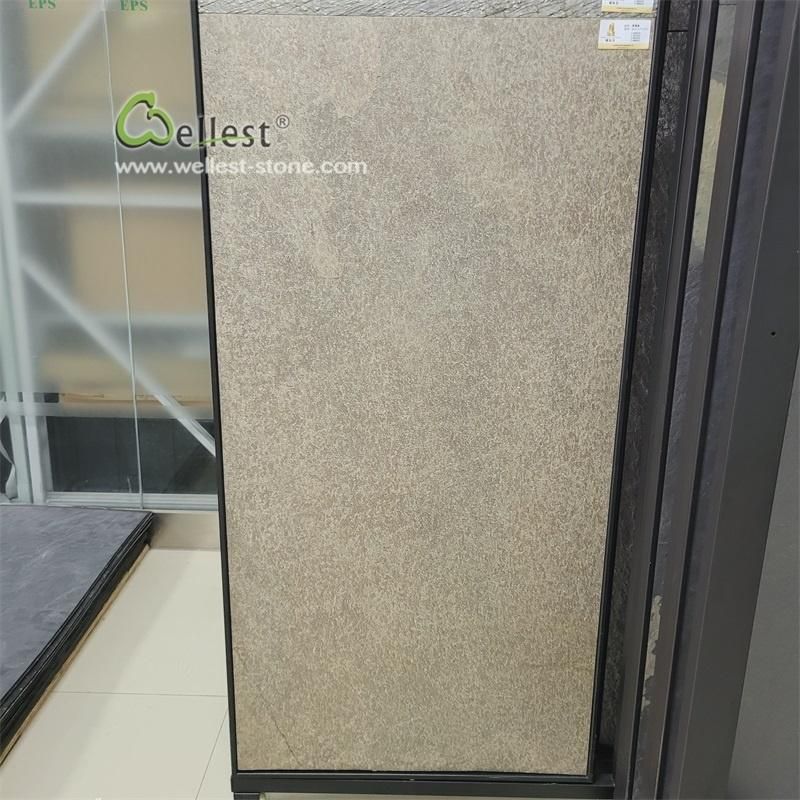 Natural Slate Rose Gold Flexible Ultra Thin Stone Veneer Wall Panel