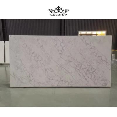 Artificial Stone Polished Factory Price Concrete Series Stone Slab Quartz Countertop/Vanity/Floor/Cabinet/Wall Tiles