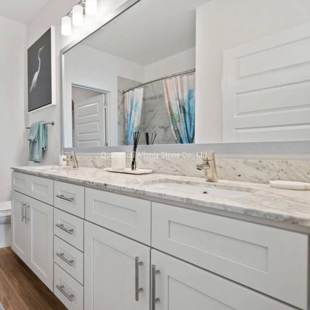 Natural Stone Customize Andromeda White Granite Kitchen Countertop