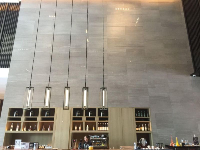 Modica Grey Marble Slabs Interior Villa