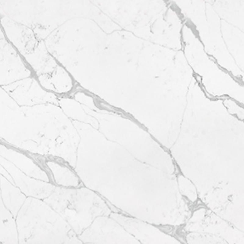 New Design Artificial Marble Look Calacatta Quartz Slab with Good Price for Kitchen Benchtop
