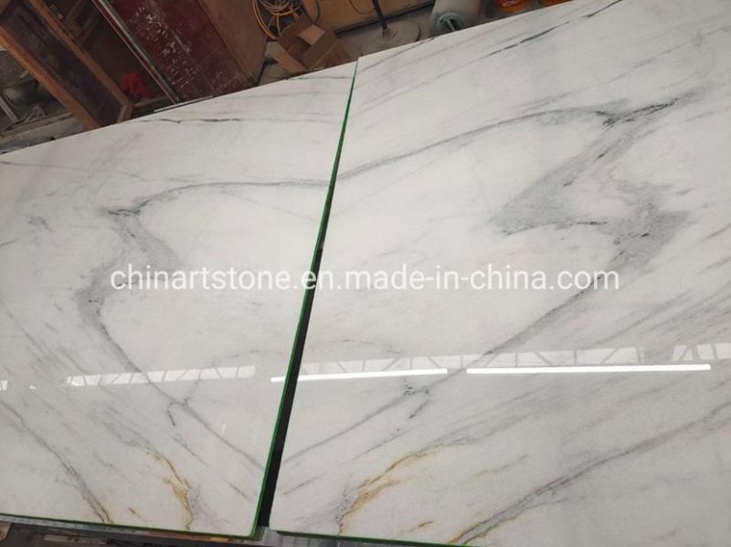 New Lincoln White Marble Slab for Wall and Floor Tile