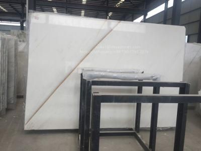 Golden White/White Jade Marble Polished/Honed Slab for Flooring Tile/Wall Tile/Vanity Top/Stair