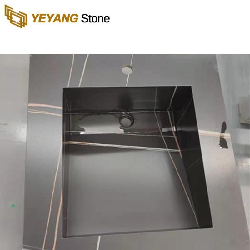 artificial Marble Sintered Stone Slab for Interior Kitchen Design