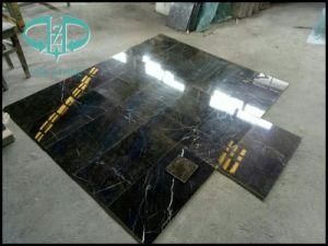 Popular Style Customized Black St Laurent Slab/Tile for Kitchen/Countertop/Vanity Top