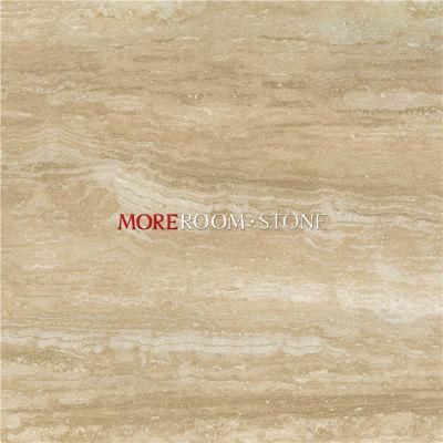 Big Slab Cut to Size Natural Stone Travertine Beige Travertine Marble