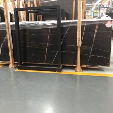 Lauren Black Stone Marble for Flooring Tiles Slabs Countertops/Worktops/Vanitytops