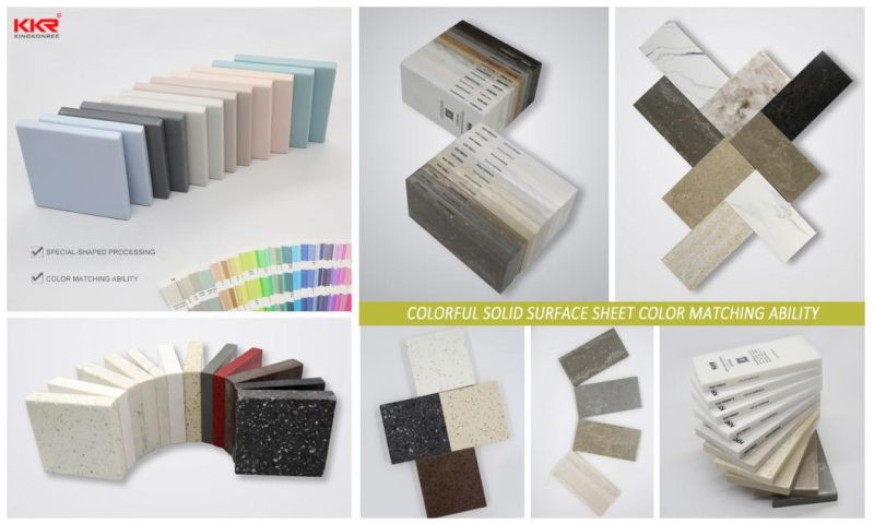 Texture Marble Look Acrylic Solid Surface DuPont Corian Marble Kitchen Countertop Wall Tile Artificial Stone