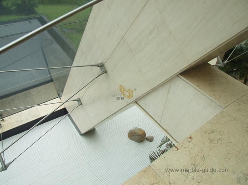 Marble Factory Natural Spanish Gold Marble Tiles for Flooring/Staircase/Column/Hotel/Wall