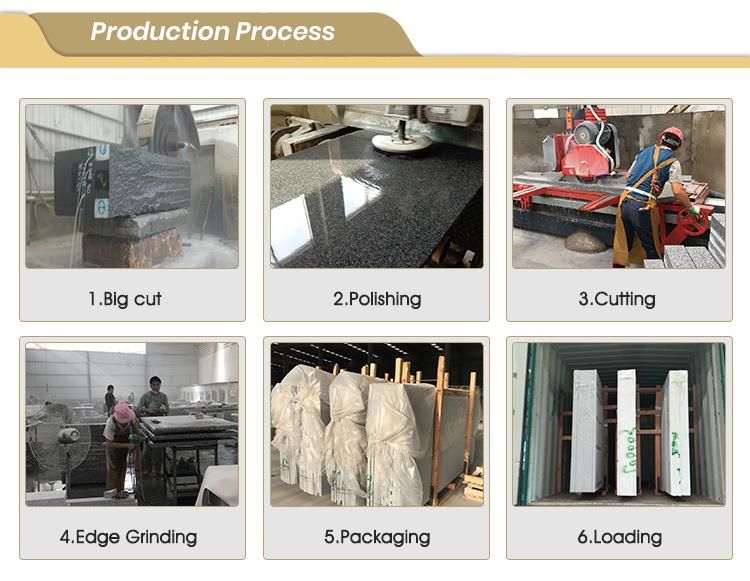 China Cosmic Black Granite Solid Worktops Kitchen Stone Slabs/Tile/Panel/Plate
