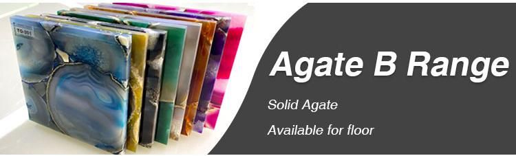 Luxury Interior Decorative Translucent Agate+Honeycomb Floor and Wall Tiles