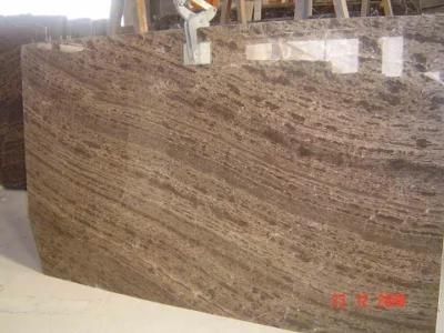 China Polished Natural Marble 1cm/1.5cm/2cm/3cm Thcikness Coffee Brown Marble Slab/Tile