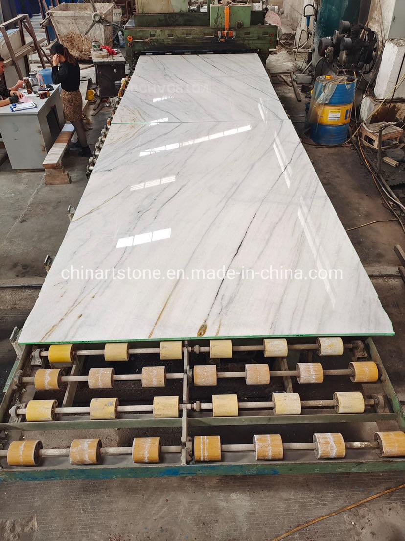 New Oriental Calacatta White Golden Marble for Slab Wall and Floor Tile