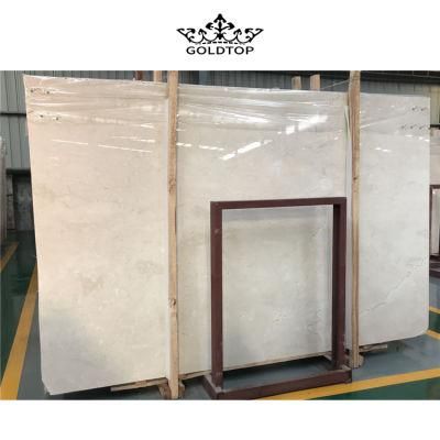 Natural Polished Spainish Crema Marfil Beige Marble Slabs/Tiles/Paving Slab