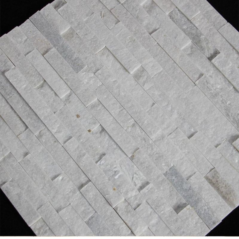 White Quart Natural Stone Cladding