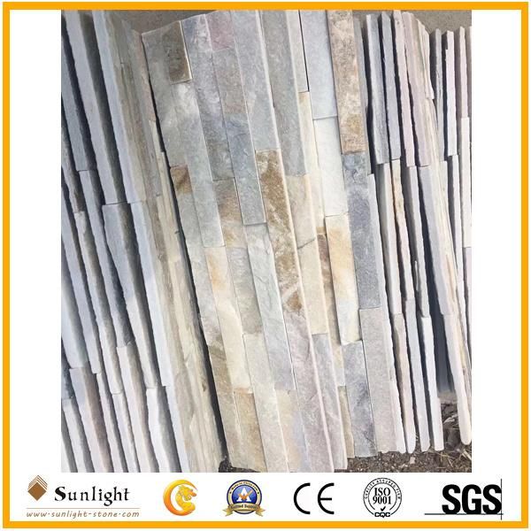 White Quartzite/Slate Culture Stone for Wall Facade Tiles