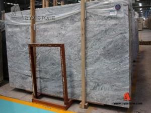 Grey Sapphire Marble Slab for Vanity Top and Tile