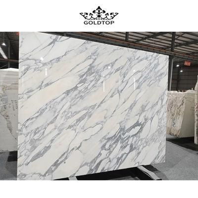 Arabescato White Marble Slabs for Bathroom Kitchen Countertops/Flooring/Wall/Background