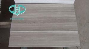 Natural Polished White Wood Marble for Kitchen/Bathroom/Wall/Flooring/Step/Tile/Cladding