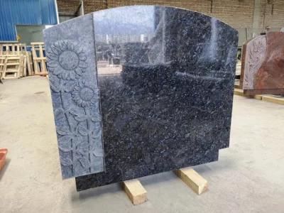 Europe Butterfly Blue Bananma Blue Granite Monument Tombstone