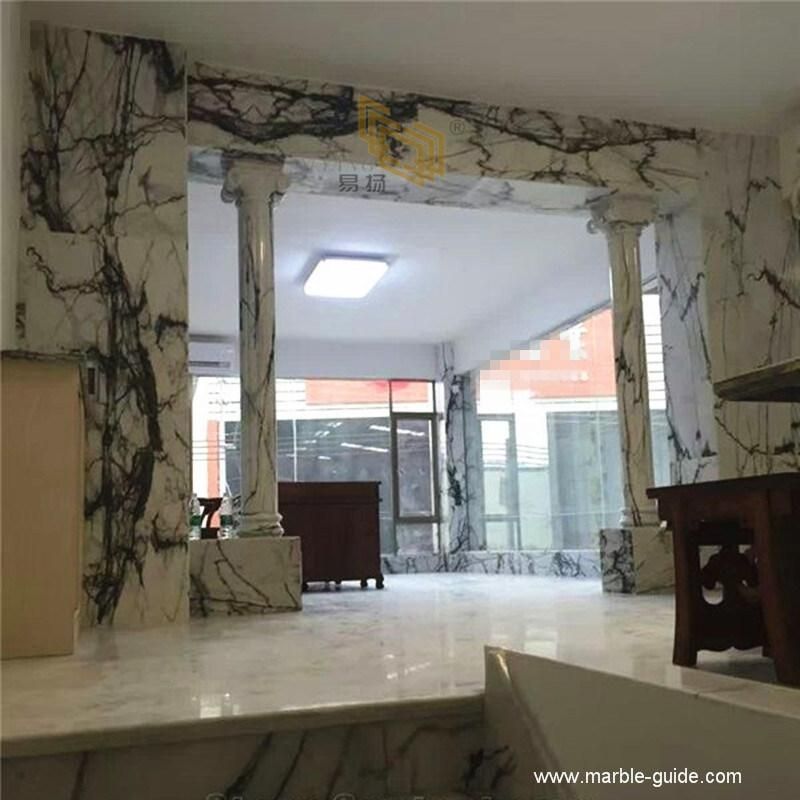 Clivia White Marble Tiles for Floor Design/Wall/Bathroom/Hotel Building Material