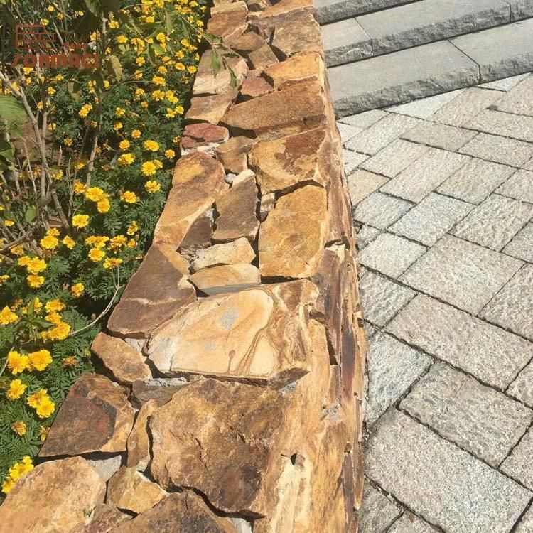 Natural Rusty Slate Castle Ledge Stone